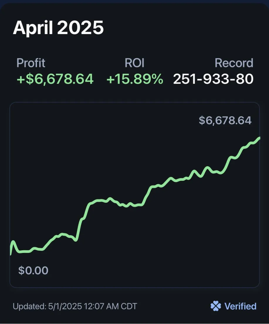 IconBets proof screenshot 3