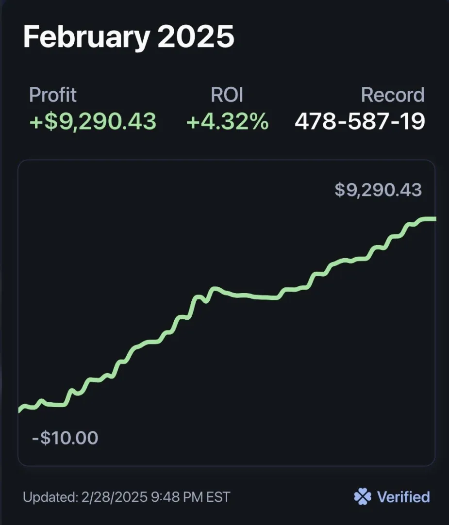 February 2025 · member Pikkit screenshot