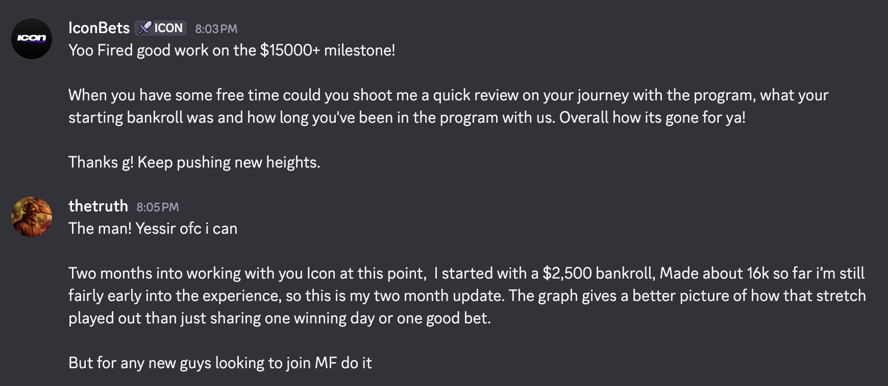 Preview of thetruth's original Discord review